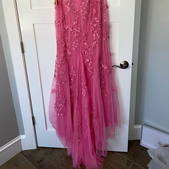 strapless open back dress Sherri Hill 54918 main image 1